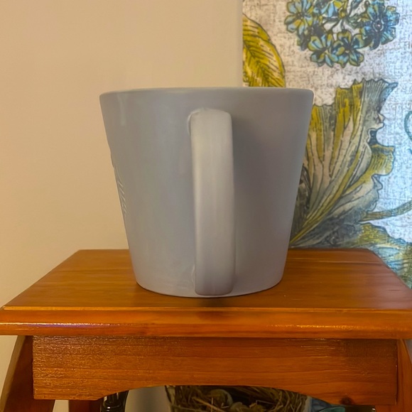 Starbucks 2021 Grey Embossed Mermaid VENTI Stone Mug - Picture 3 of 7